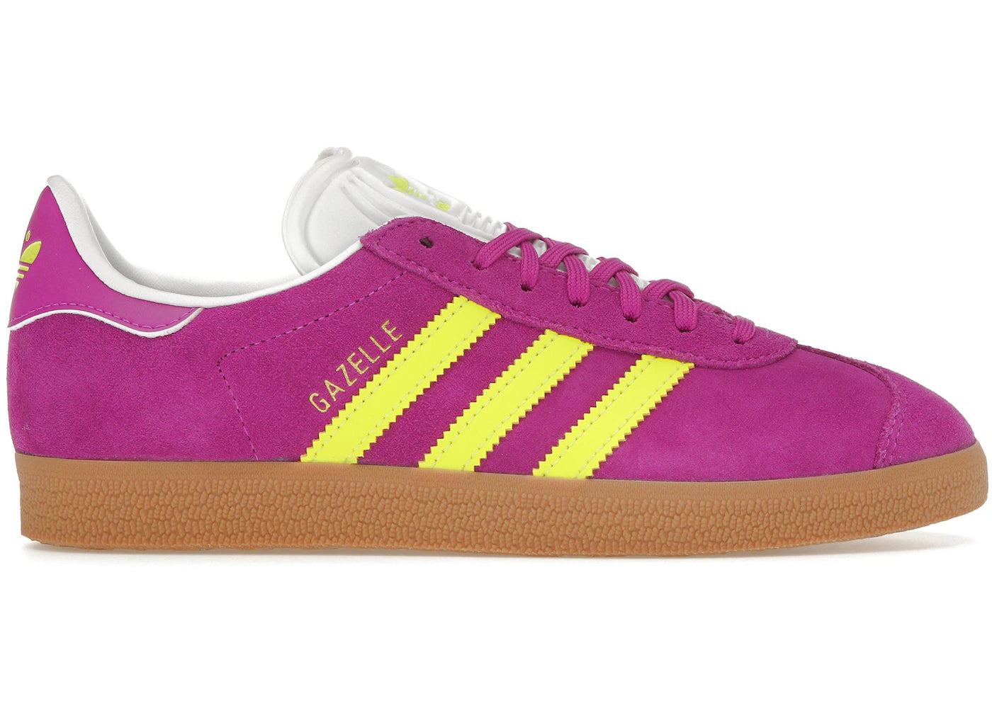 adidas Gazelle-Purple Burst Solar Yellow (Women's)