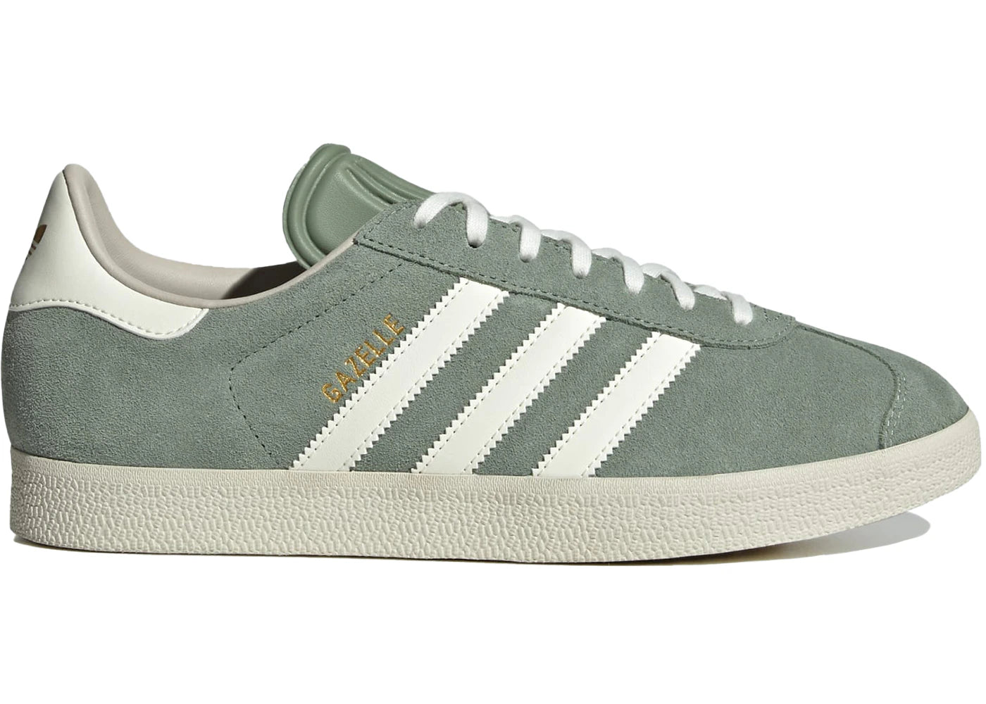 adidas Gazelle-Silver Green Off White