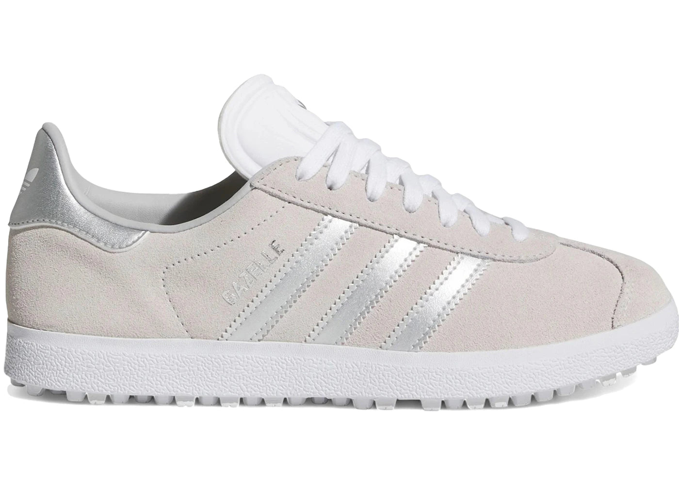 adidas Gazelle Spikeless Golf-Crystal White Silver (Women's)