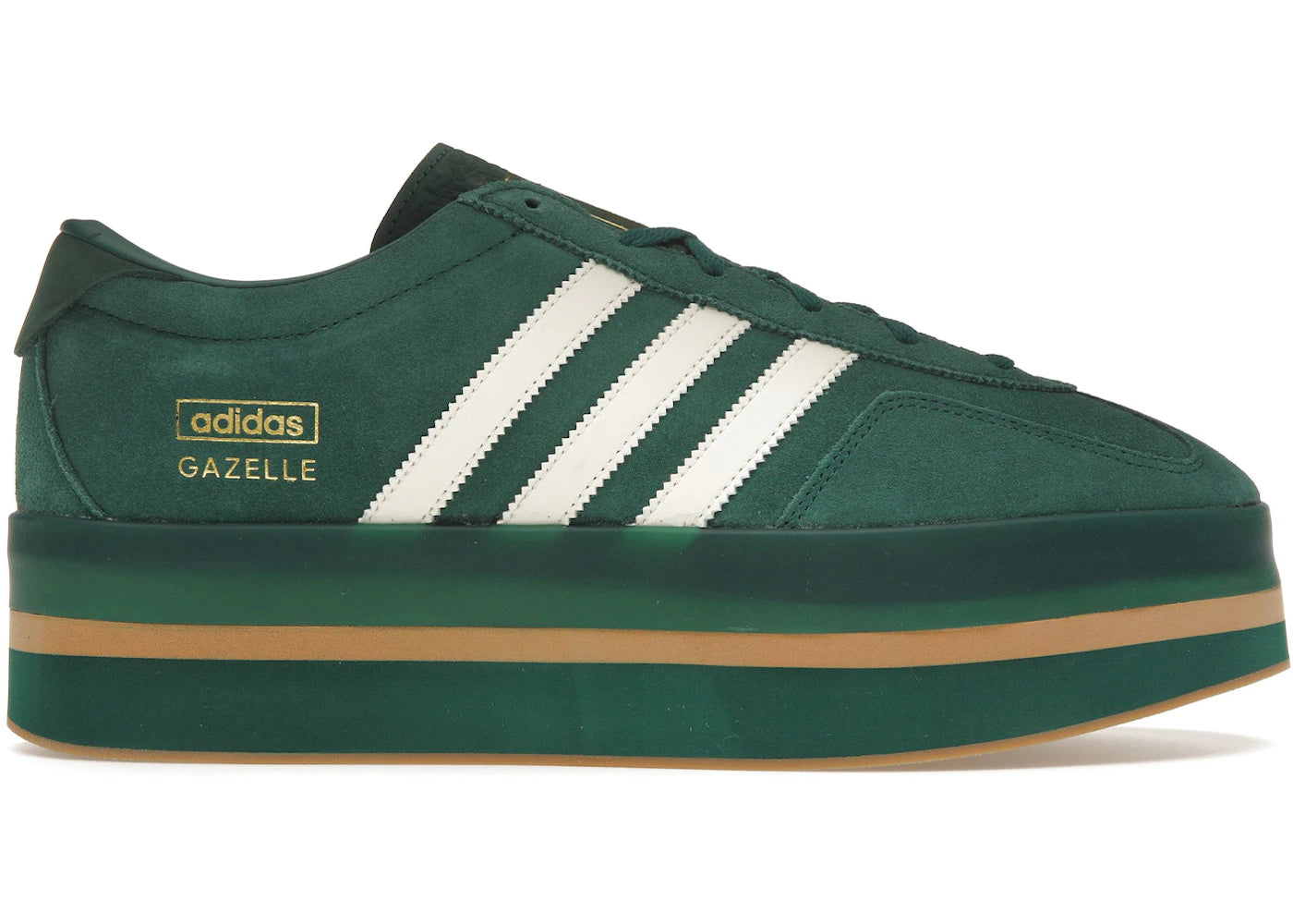 adidas Gazelle Stack-Collegiate Green Cream White (Women's)