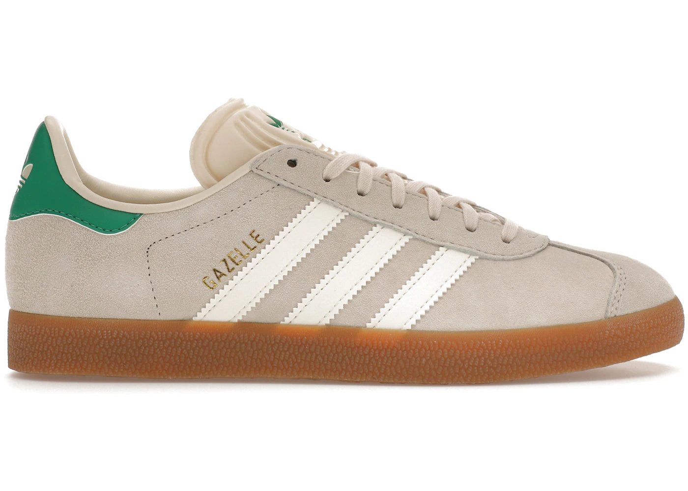 adidas Gazelle-Wonder White Green Gum (Women's)