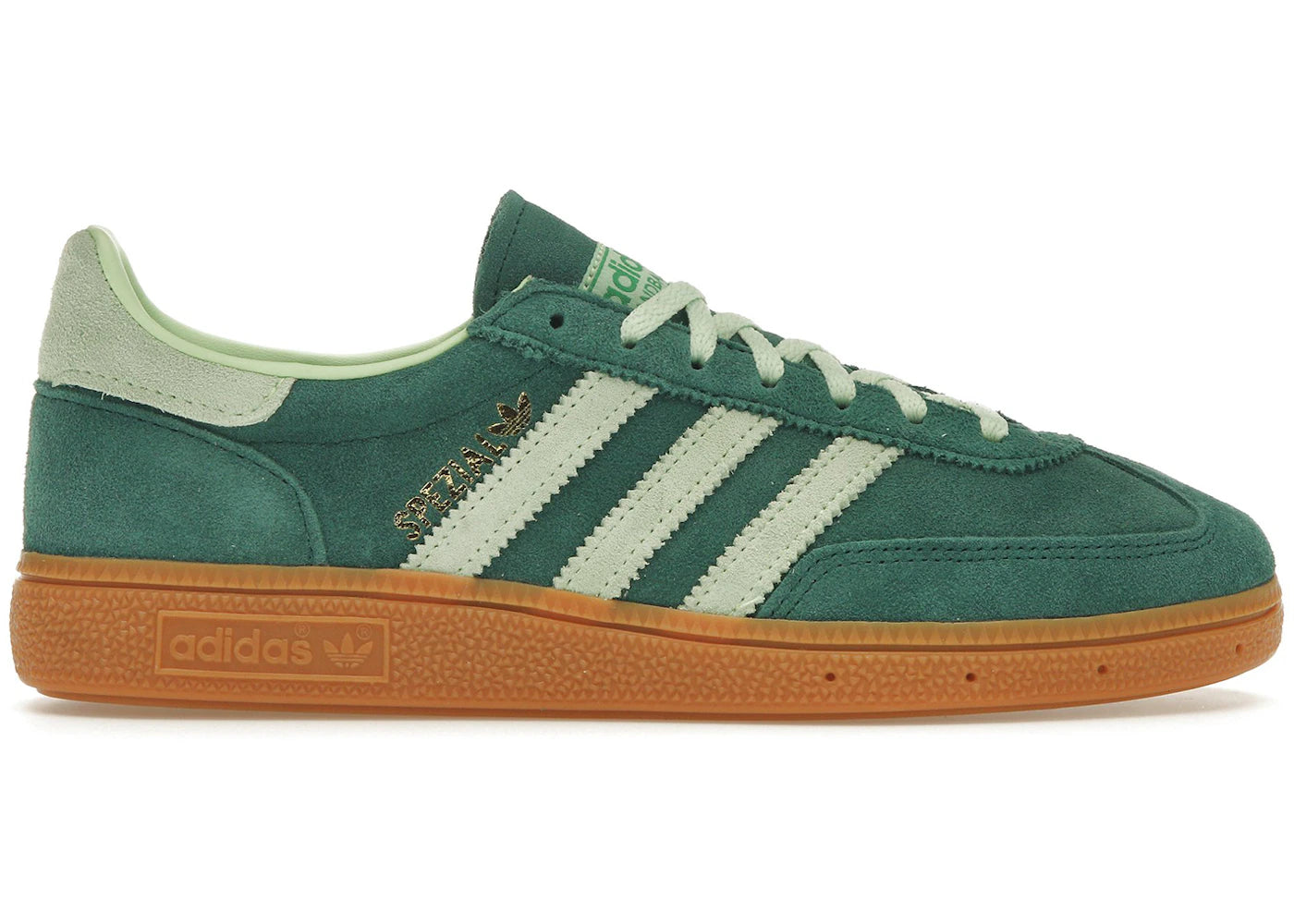 adidas Handball Spezial-Collegiate Green Semi Green Spark (Women's)