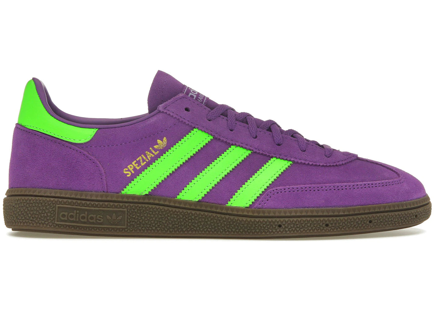 adidas Handball Spezial Elastic-Active Violet Vert Solaire (Femme)