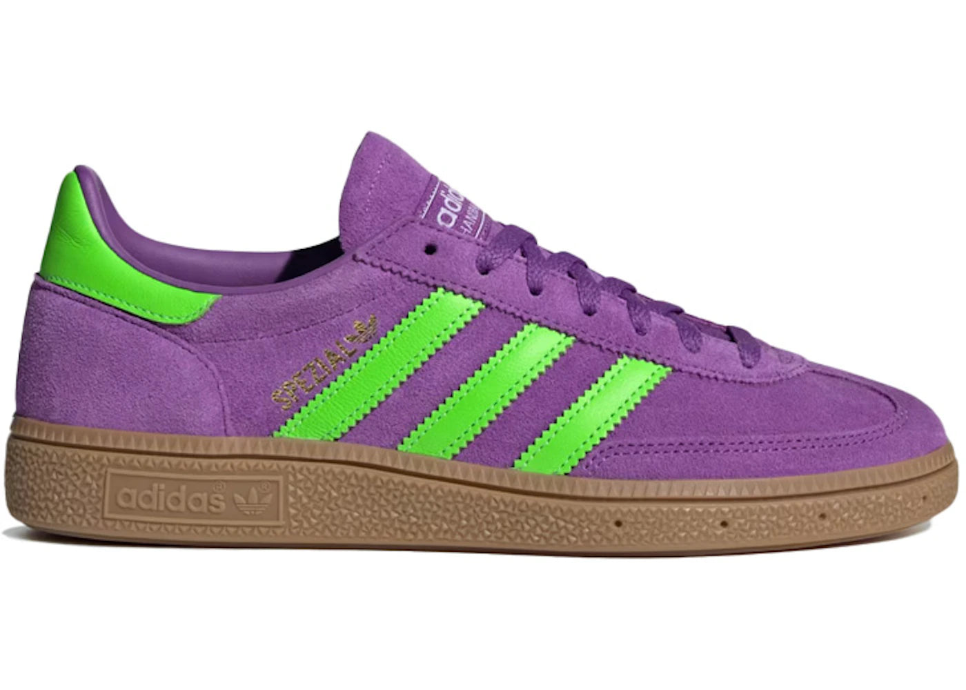 adidas Handball Spezial Elastic-Active Purple Solar Green (Women's)