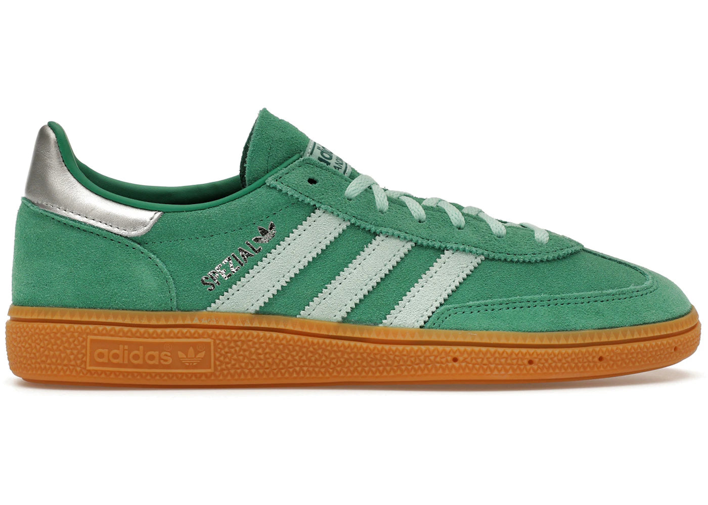 adidas Handball Spécial - Semi Court Vert Menthe Transparente Gum (Femme)