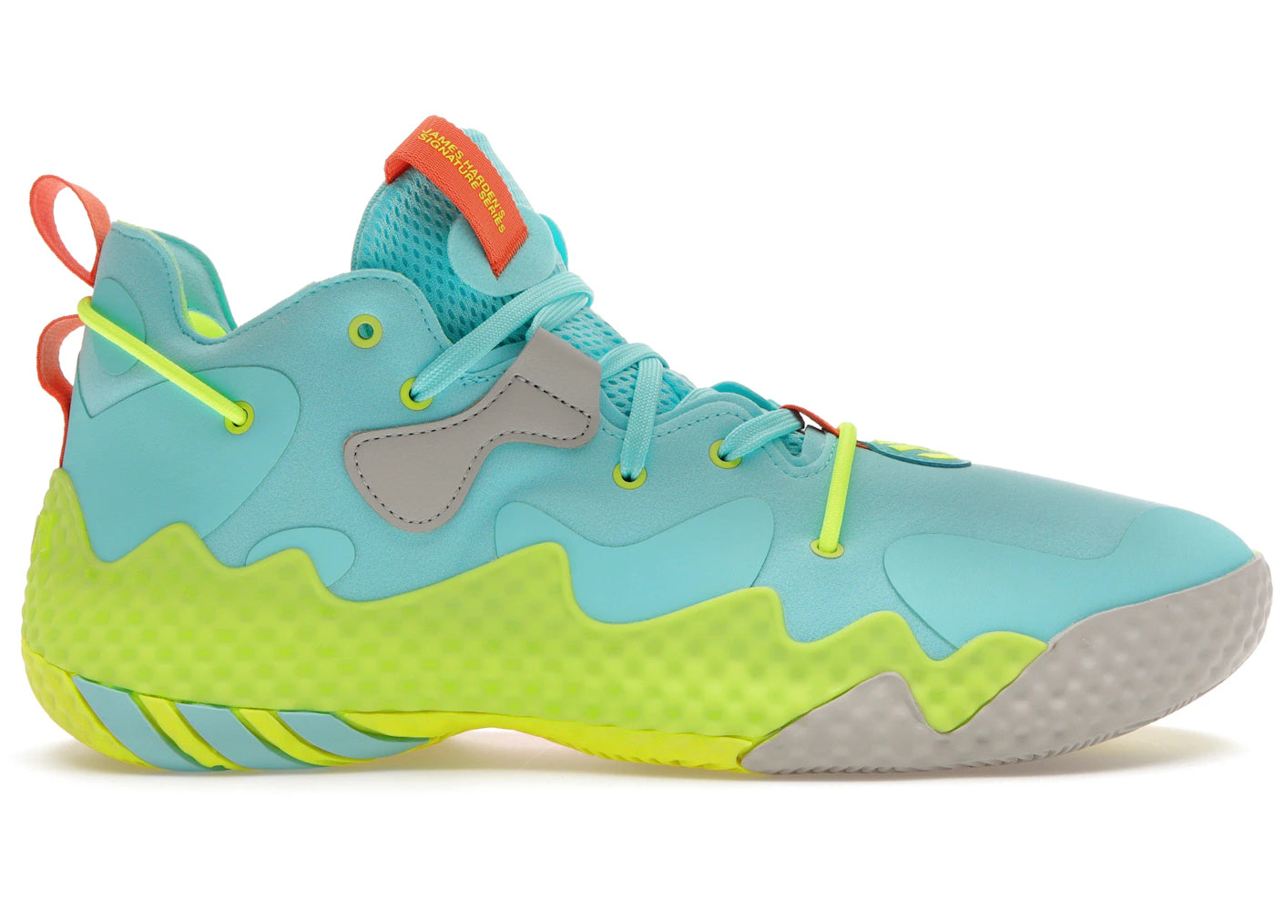 adidas Harden Vol. 6-Pulse Aqua Solar Yellow