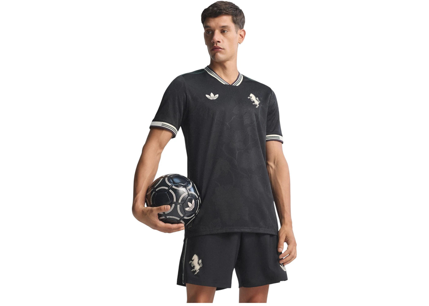 adidas Juventus 25/26 Third Authentic Jersey Black Ecru Tint