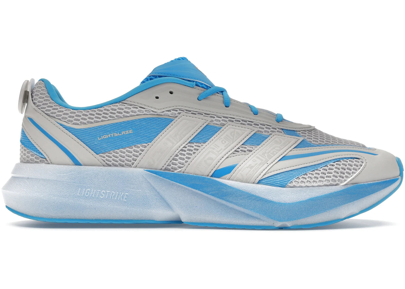 adidas Lightblaze Glow TRON : Ares White Bright Cyan