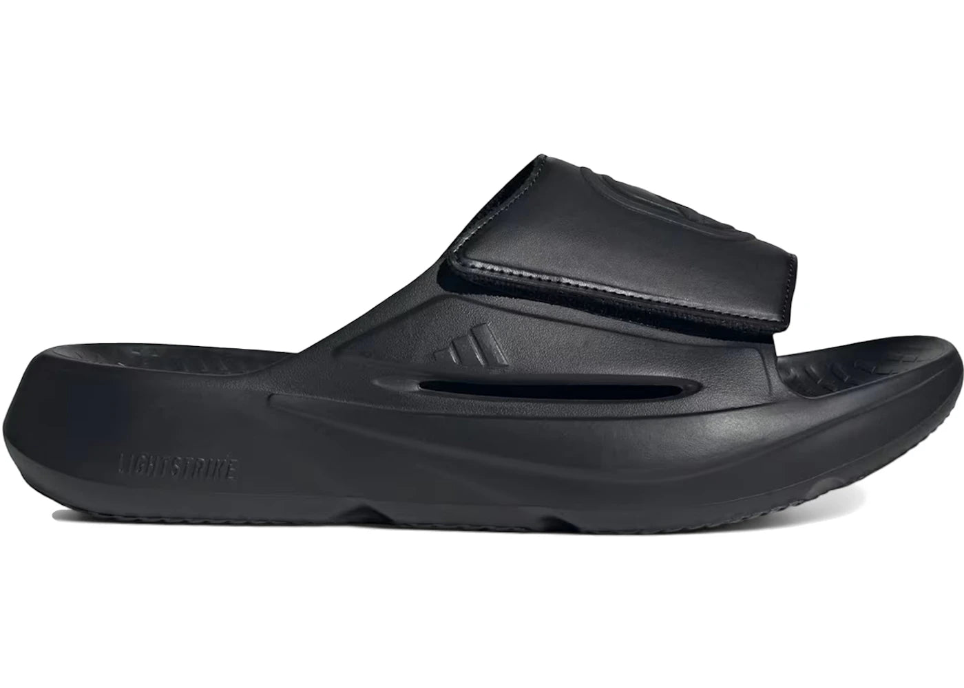 adidas Lightblaze Slides Black Carbon