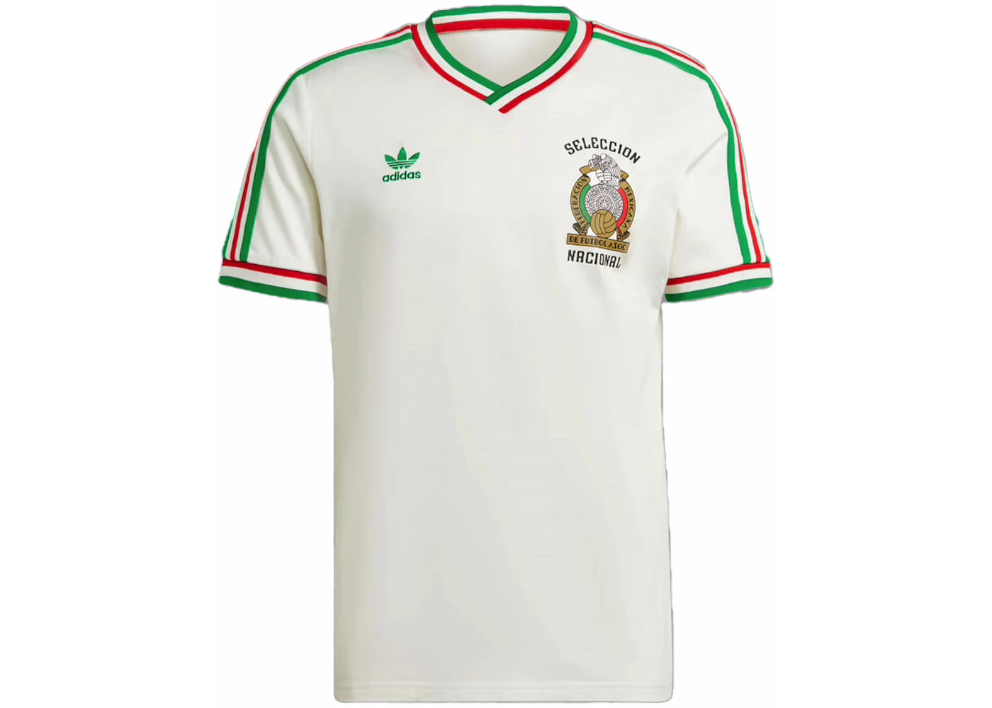 adidas Mexico 1985 Away Jersey-Cloud White