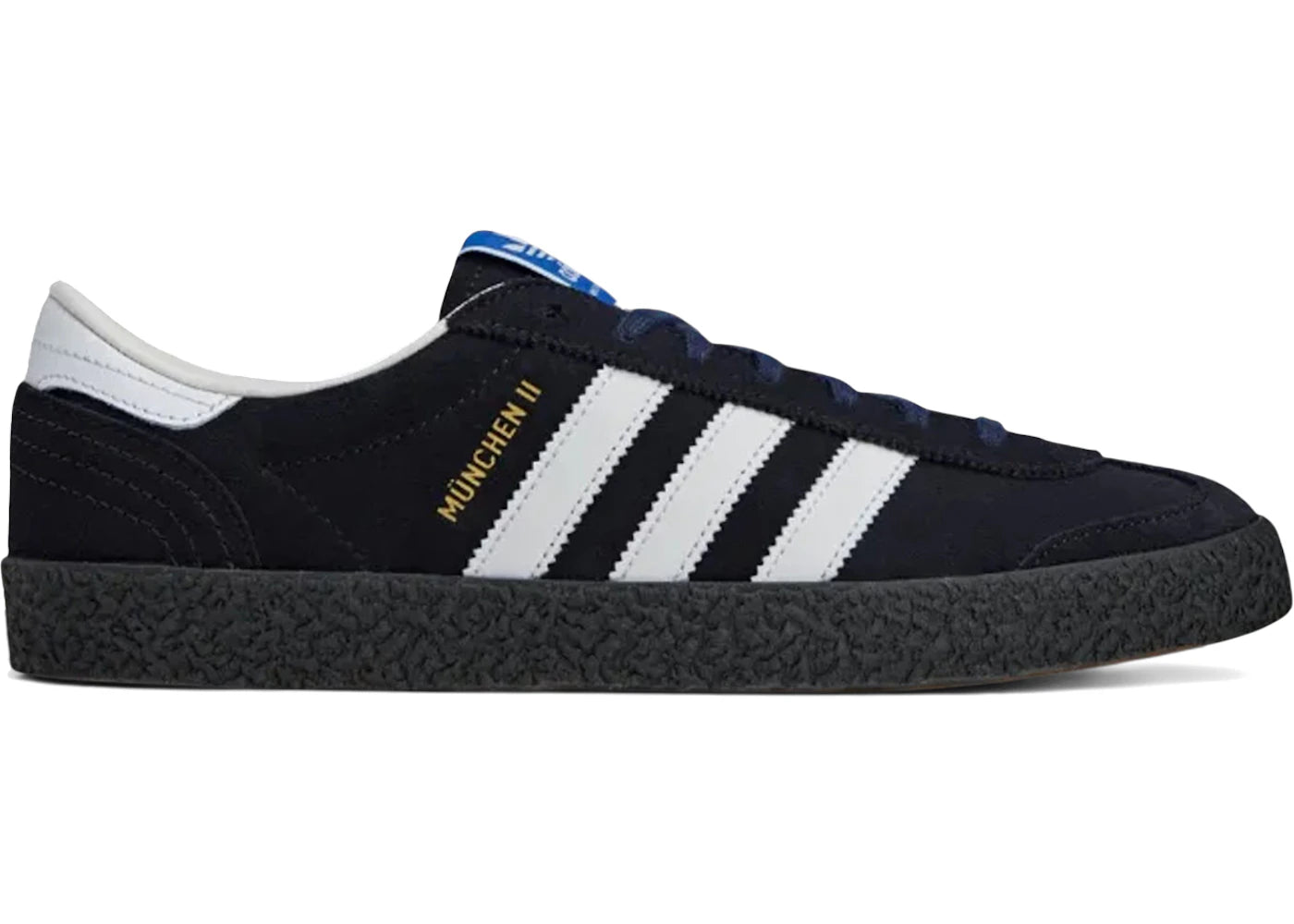 adidas Munich II SPZL Noir Bleu Gomme