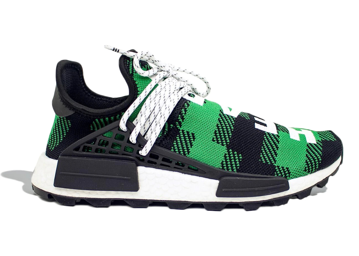 adidas NMD Hu-Pharrell x BBC Green Plaid