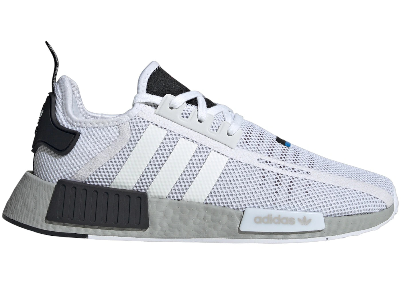 adidas NMD R1-Cloud White Grey Grey Three
