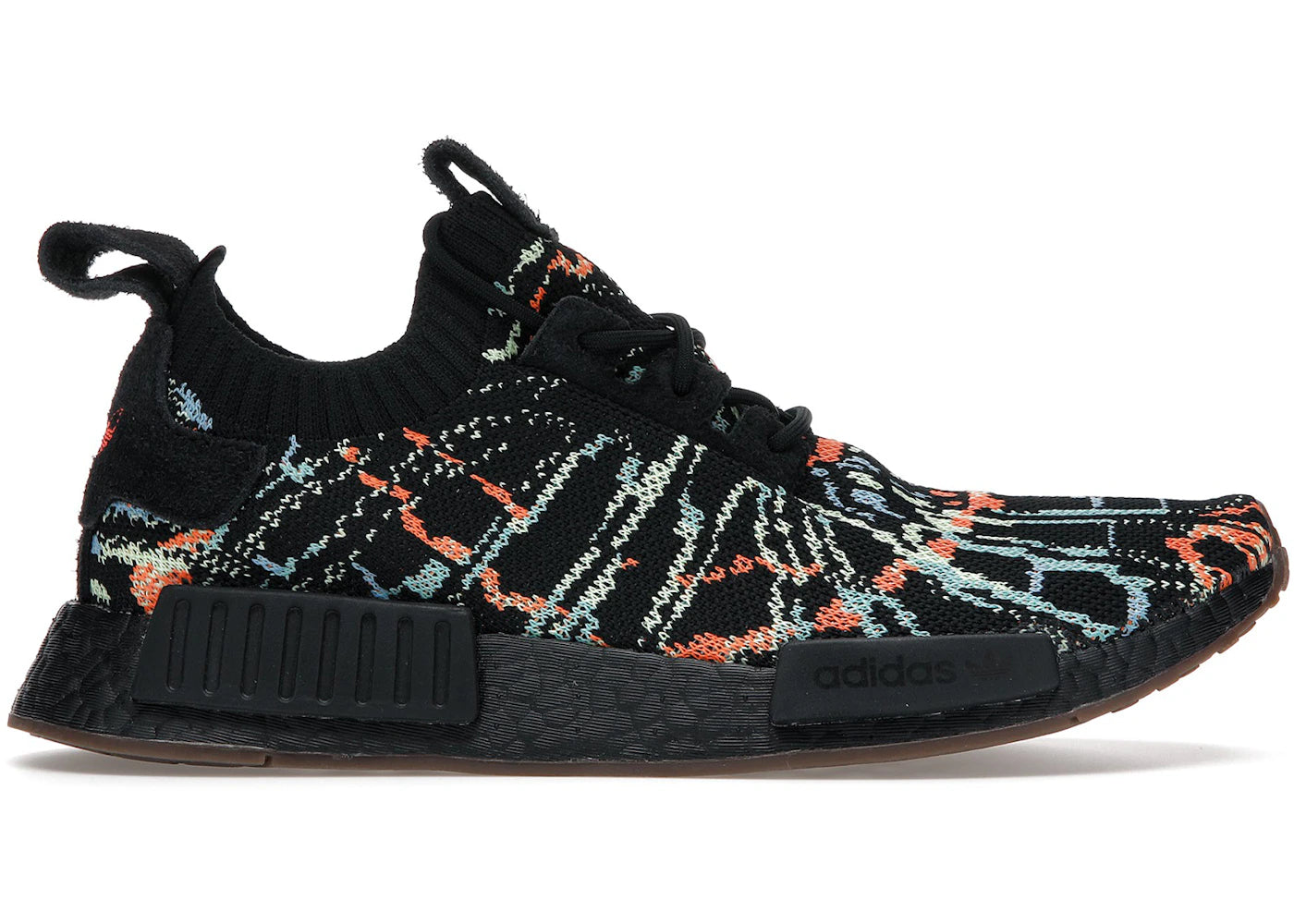 adidas NMD R1 Primeknit-Black Multicolor
