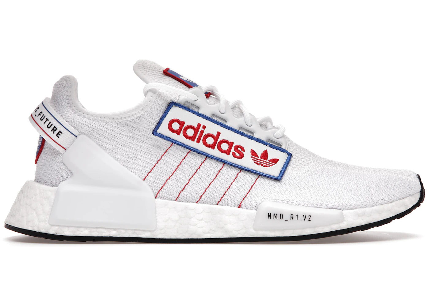 adidas NMD R1 V2-White Logo Patch
