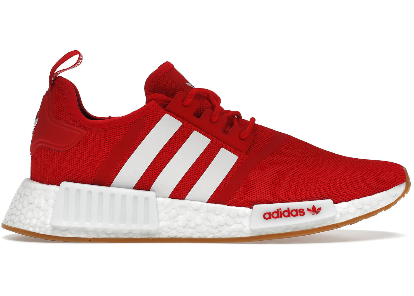 adidas NMD R1-Vivid Red White Gum