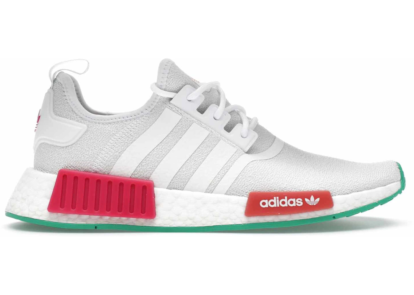adidas NMD R1-White Magenta Green (Women's)