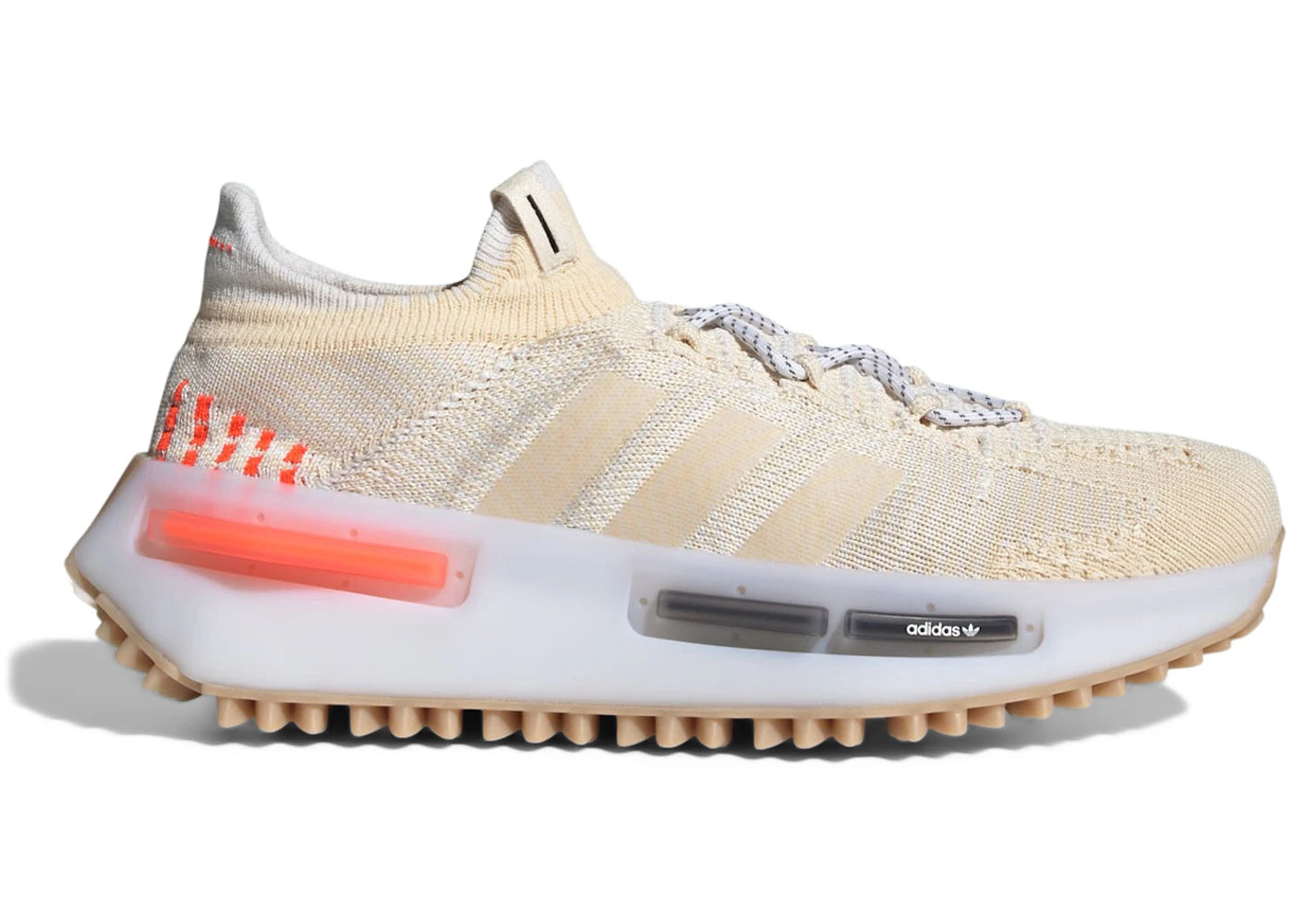 adidas NMD S1-Wonder White Solar Red