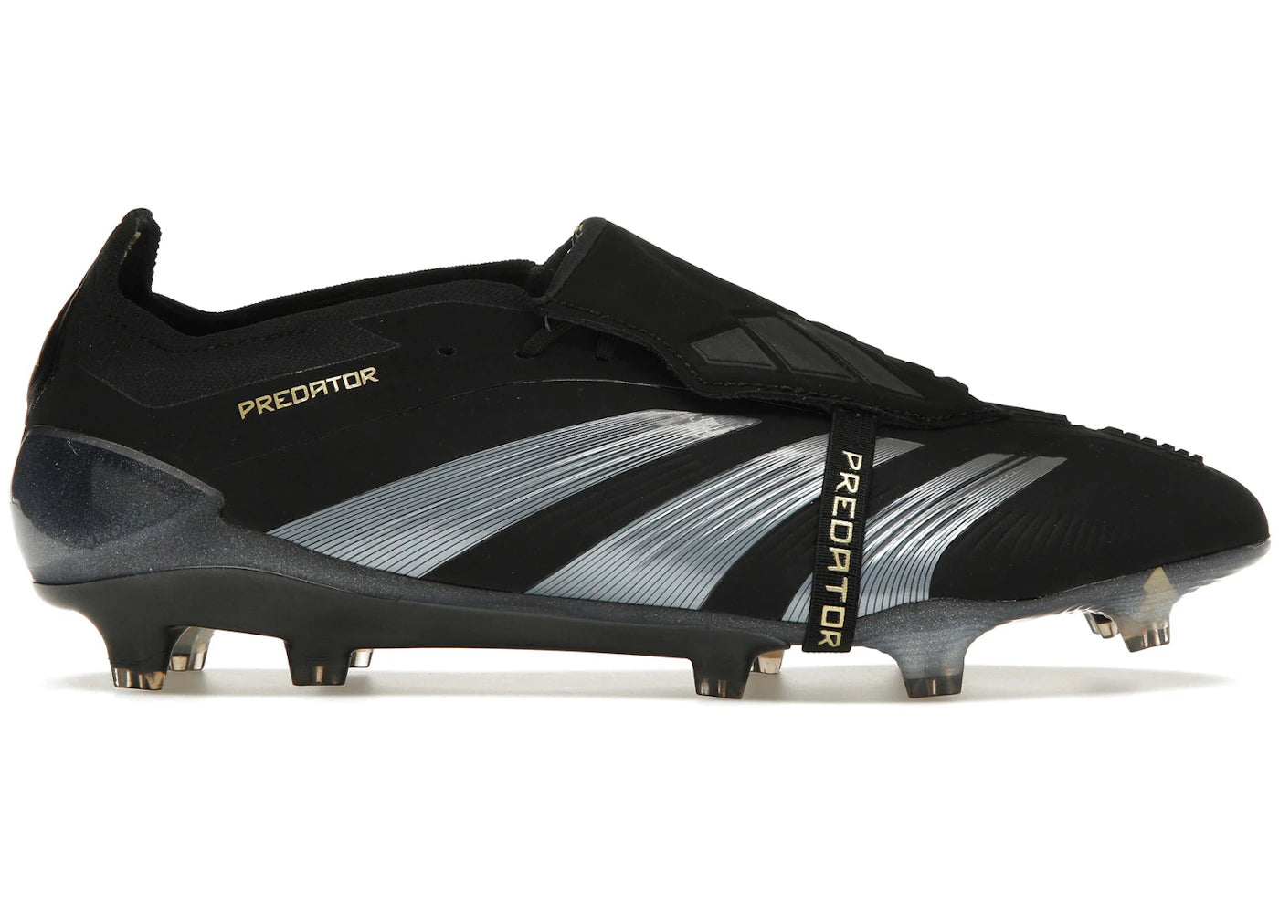 adidas Predator Elite Foldover Tongue FG-Core Black Carbon Gold Metallic
