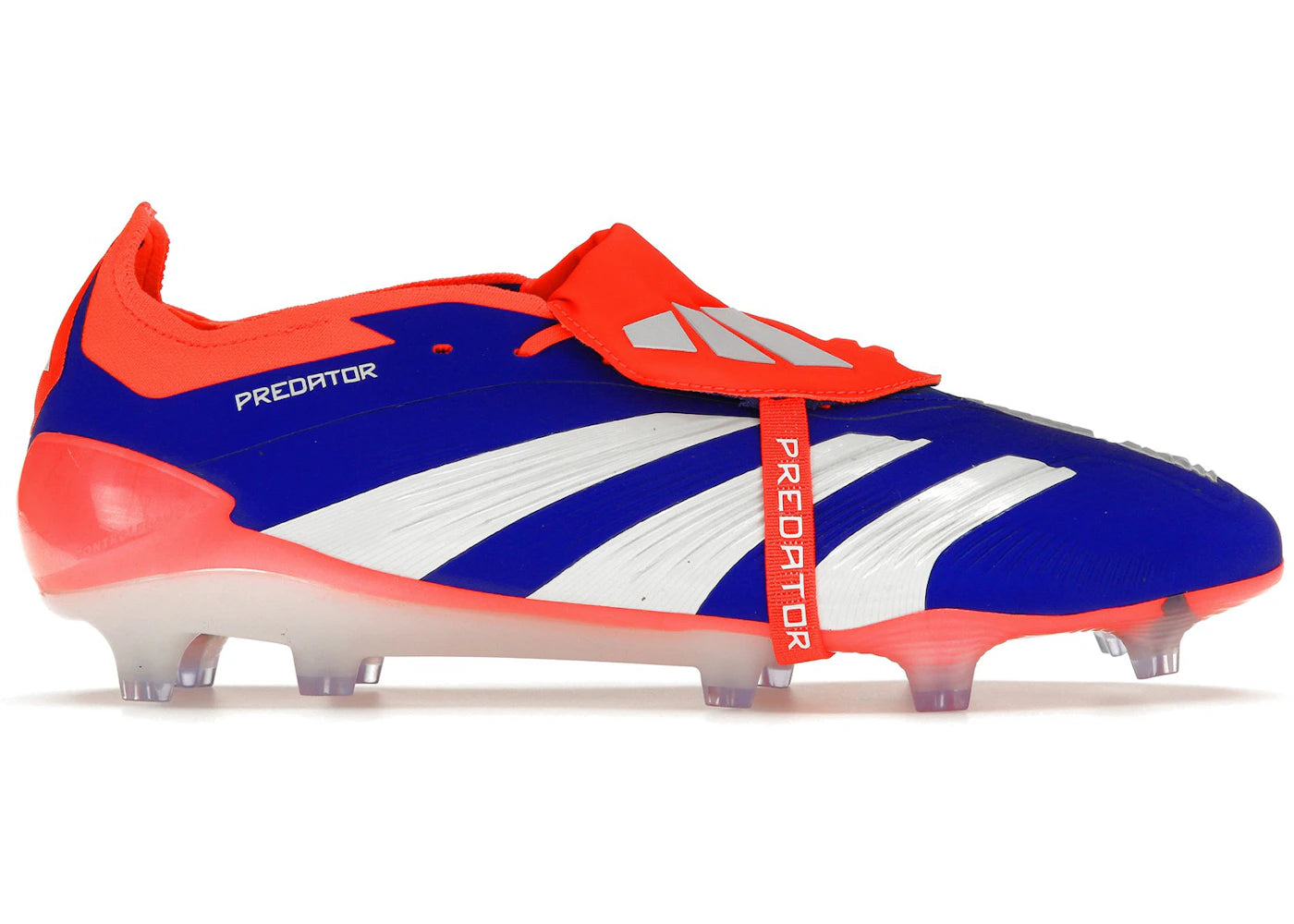 adidas Predator Elite Foldover Tongue FG-Lucid Blue Solar Red