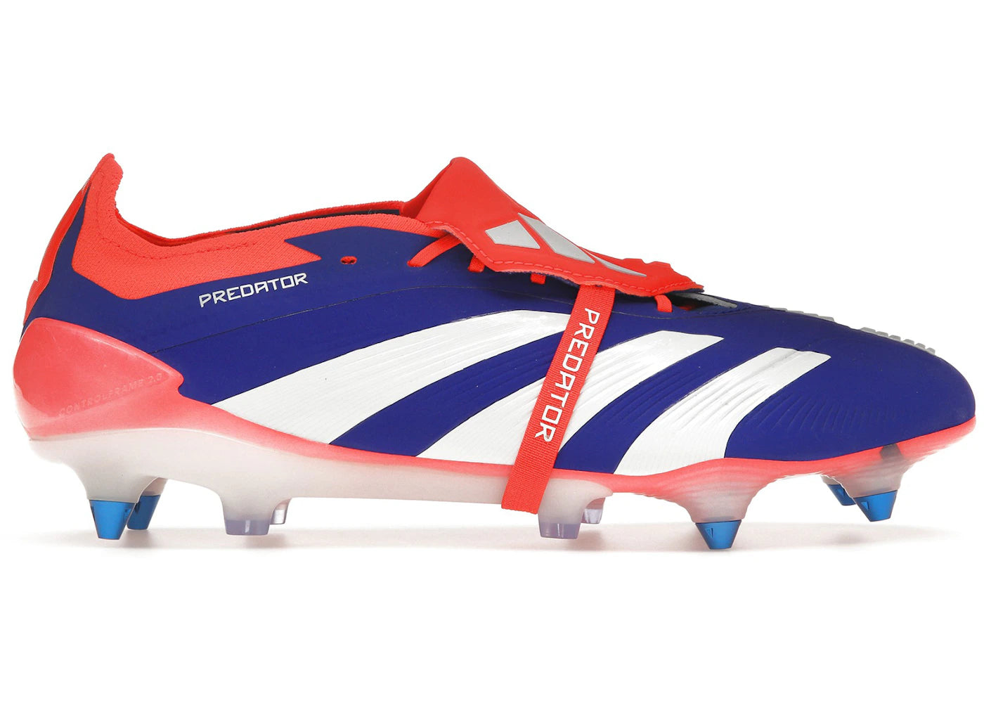 adidas Predator Elite Foldover Tongue SG-Lucid Blue Cloud White Solar Red