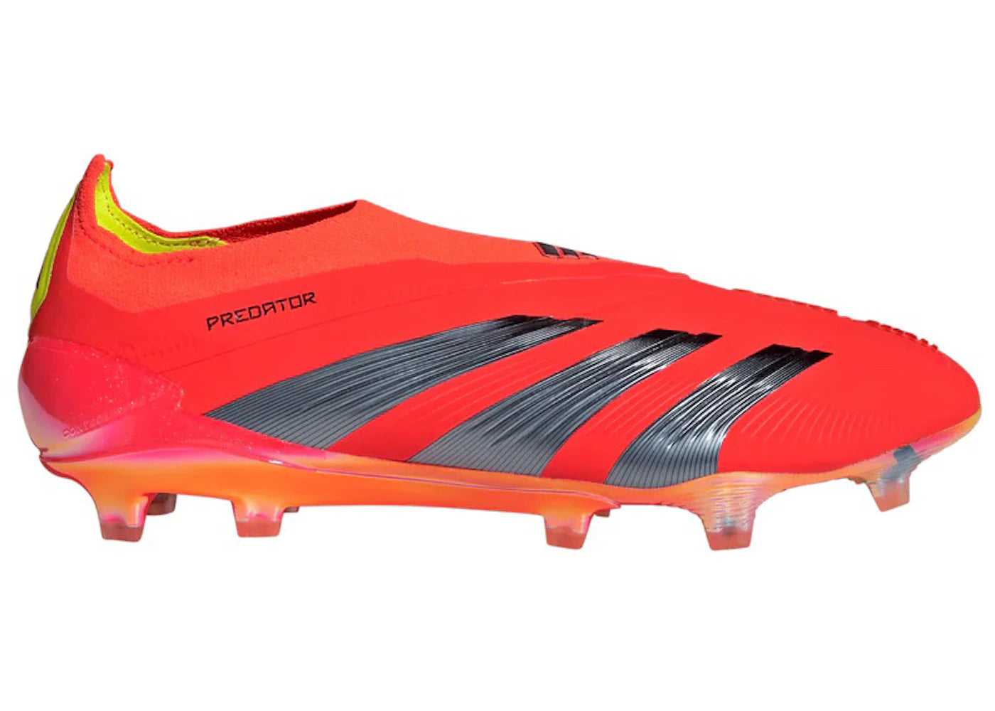 adidas Predator Elite Laceless FG-Solar Red Core Black Team Solar Yellow