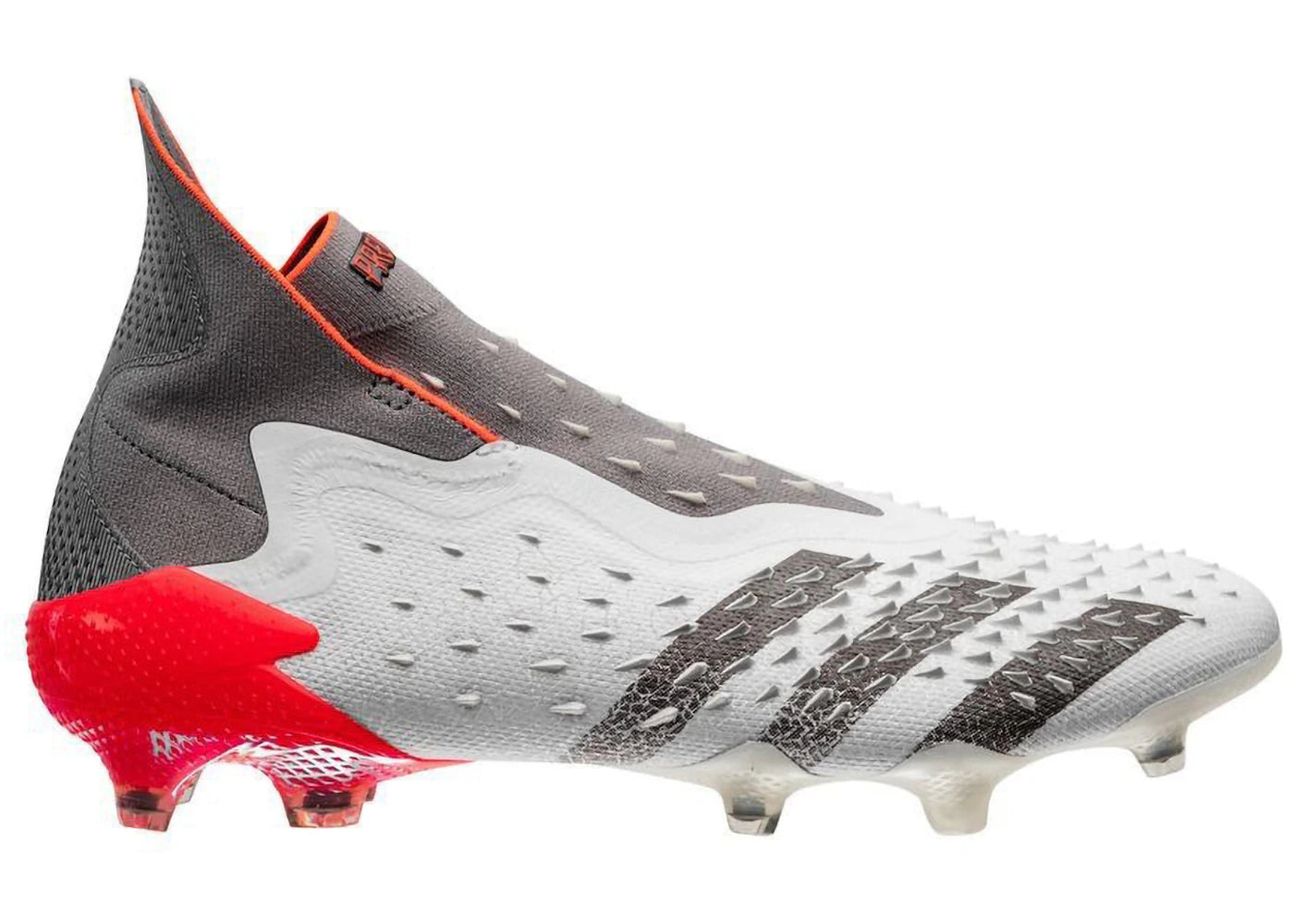 adidas Predator Freak+ FG-Demonskin White Solar Red