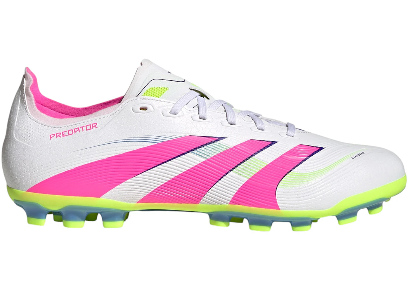 adidas Predator League AG-Cloud White Lucid Pink Lucid Lemon