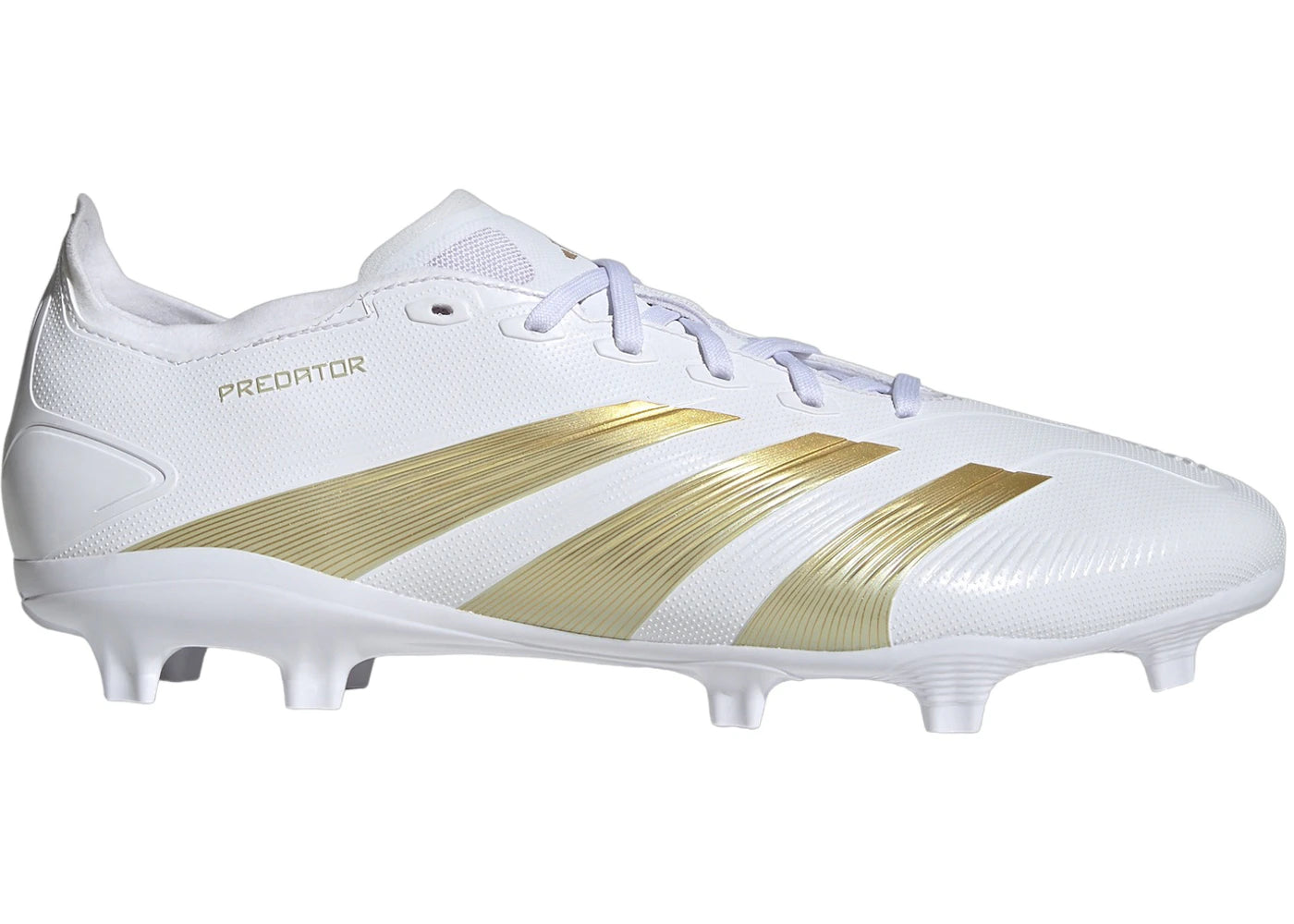 adidas Predator League FG-Cloud White Gold Metallic Sandy Beige Met