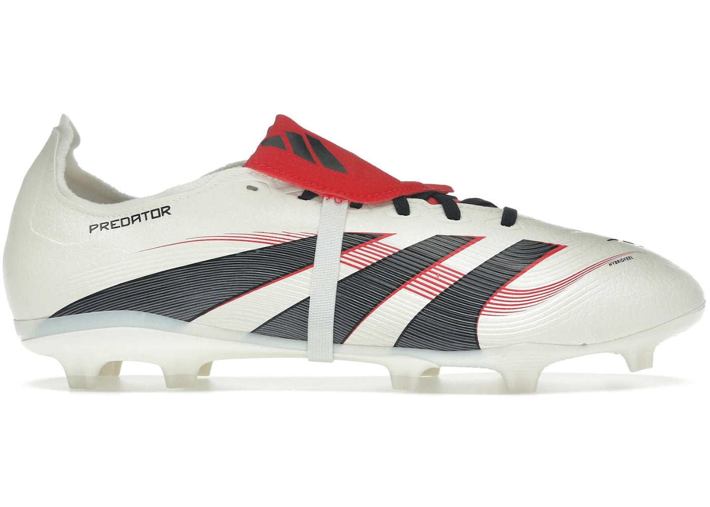 adidas Predator League Fold-Over Tongue FG/MG-Off White Core Black Pure Ruby