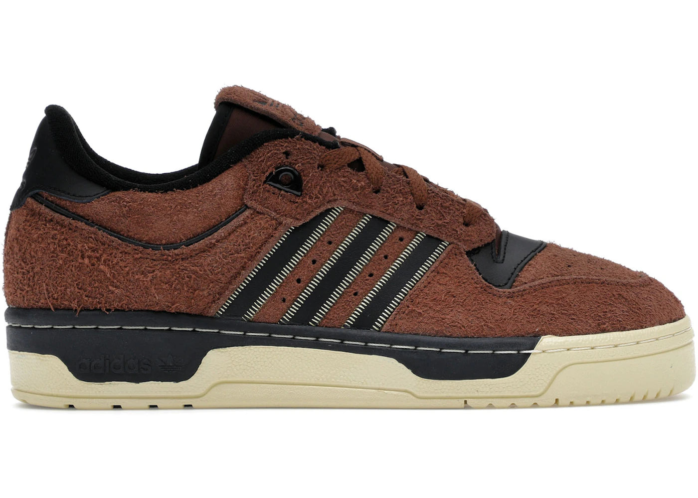 adidas Rivalry 86 Low d'occasion, marron, noir et jaune clair
