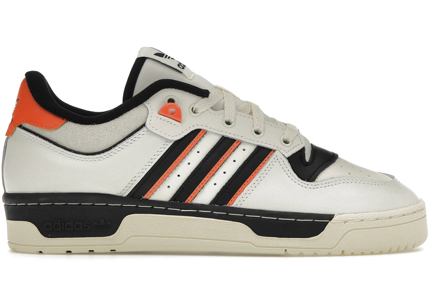 adidas Rivalry 86 Low-White Black Semi Impact Orange