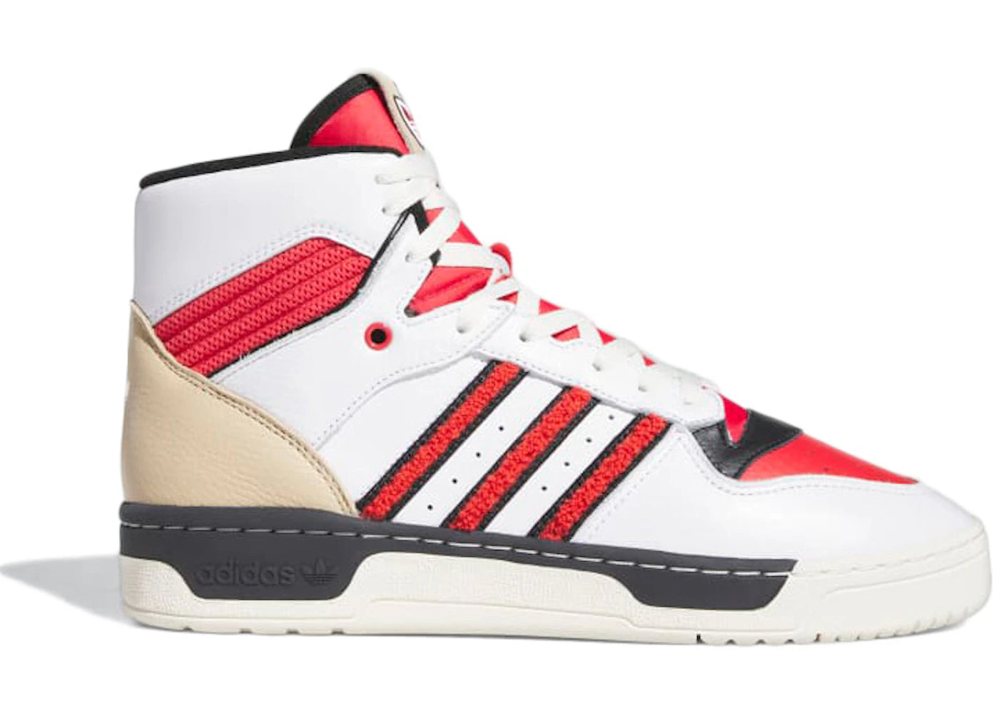 adidas Rivalry Hi-Cloud White Glory Red