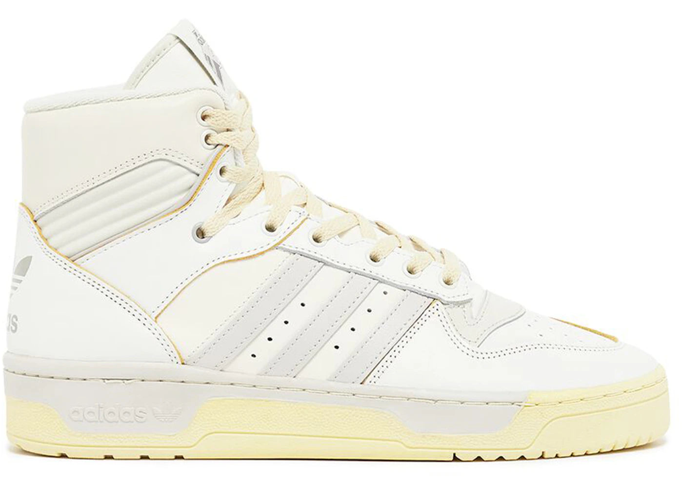 adidas Rivalry montante Blanc cassé Gris