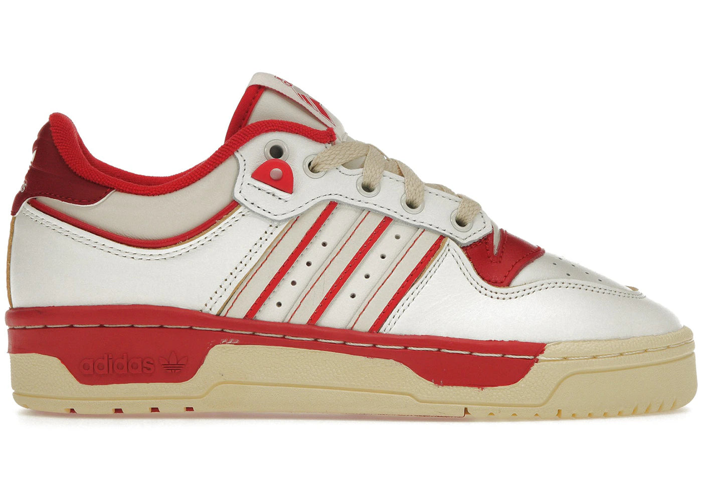 adidas Rivalry Low 86-Core White Off White Team Power Red