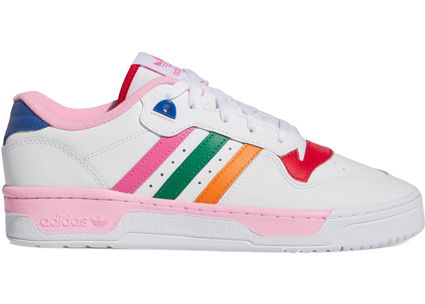 adidas Rivalry Low-Cloud White Pulse Magenta Better Scarlet (Women's)