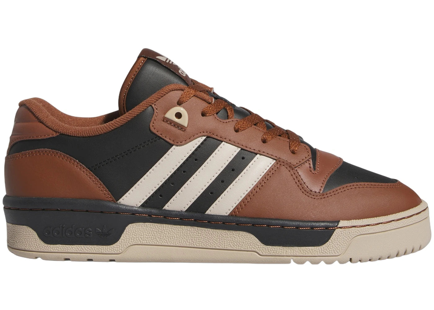adidas Rivalry Low-Core Noir Beige Wonder Marron d'occasion
