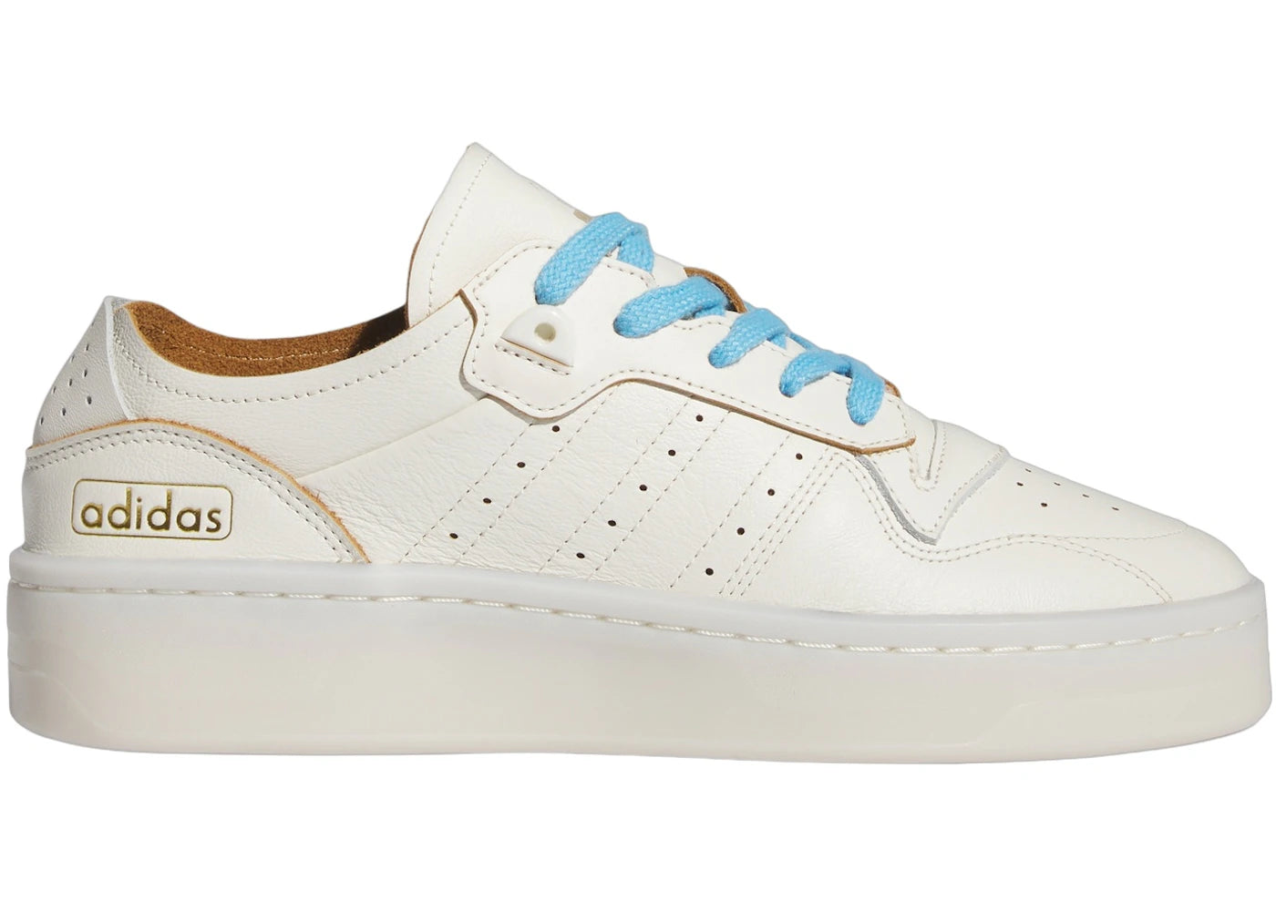 adidas Rivalry Low-Ivory Gold Metallic Semi Blue Burst