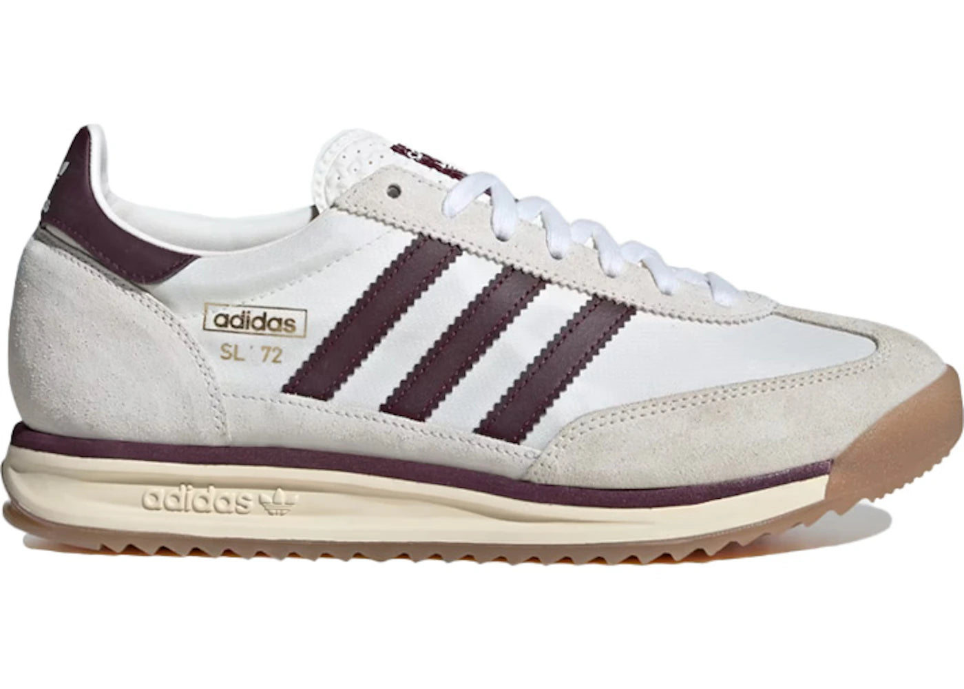 adidas SL 72 RS-Cloud White Maroon