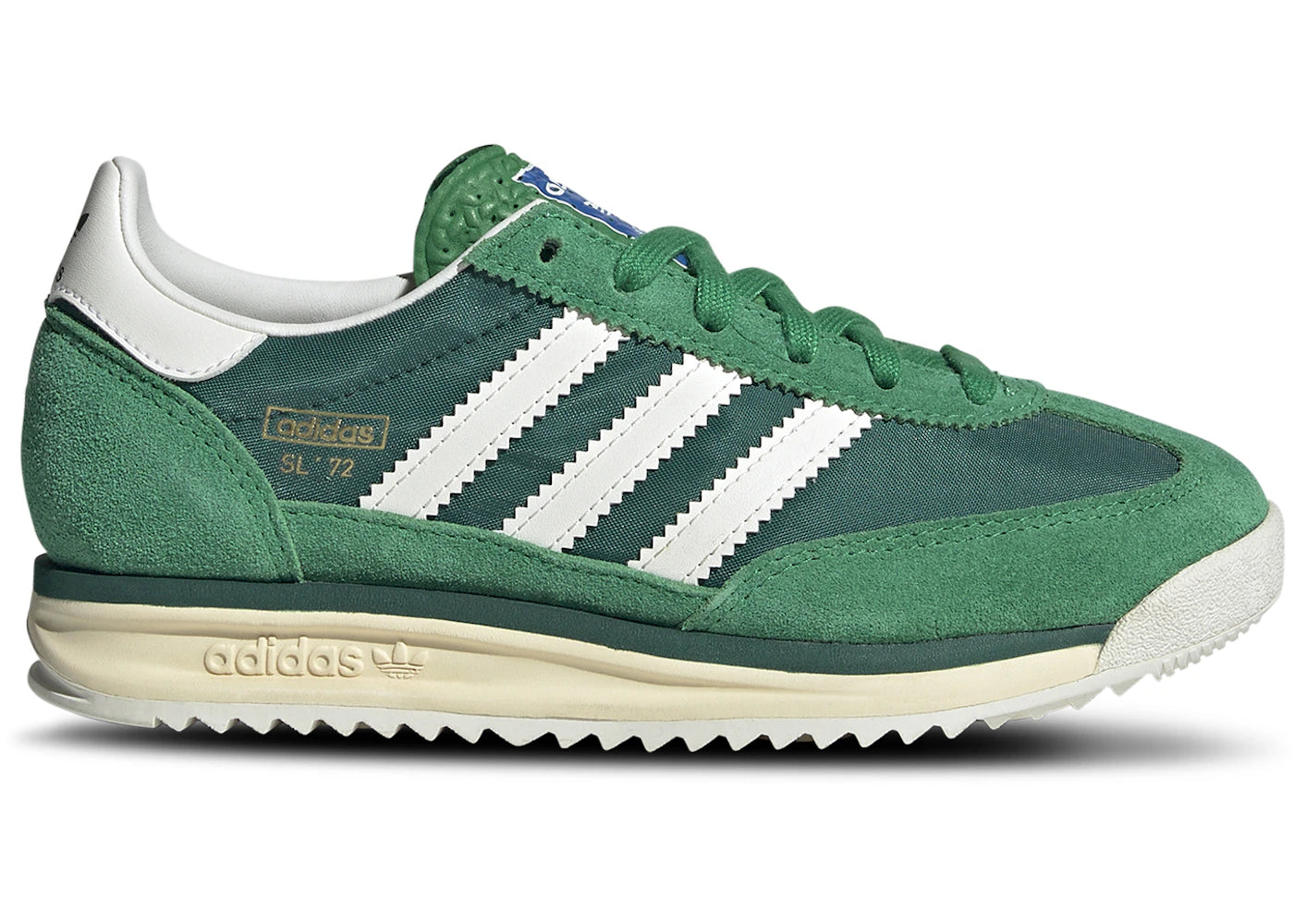 adidas SL 72 RS-Green Core White Collegiate Green (GS)