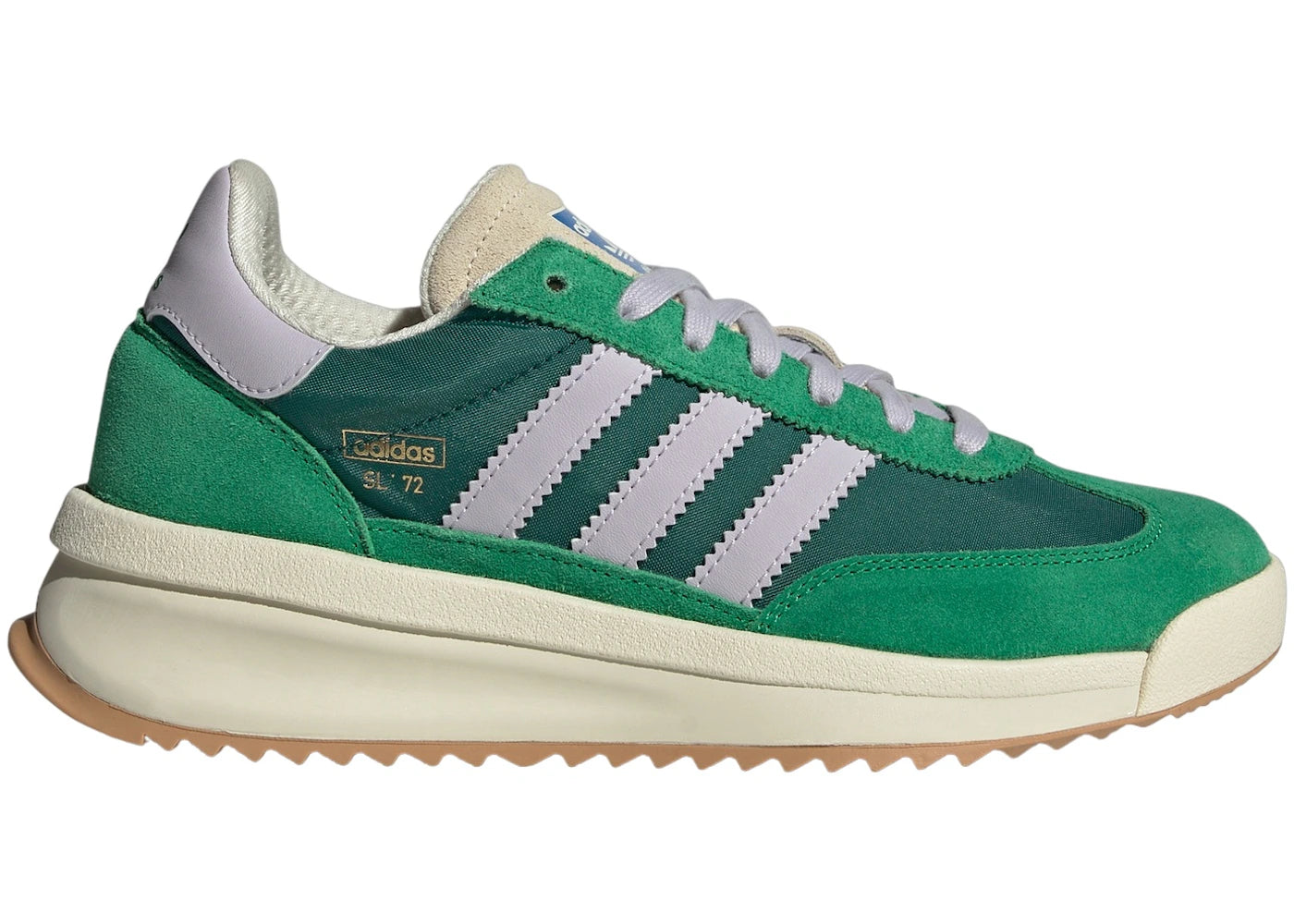 adidas SL 72 RTN-Collegiate Green Silver Dawn Green (Women's)