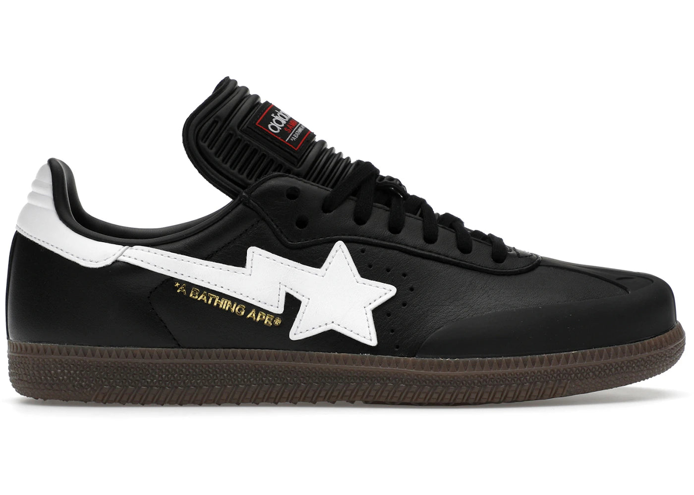 adidas Samba Bape Noir Blanc Gomme