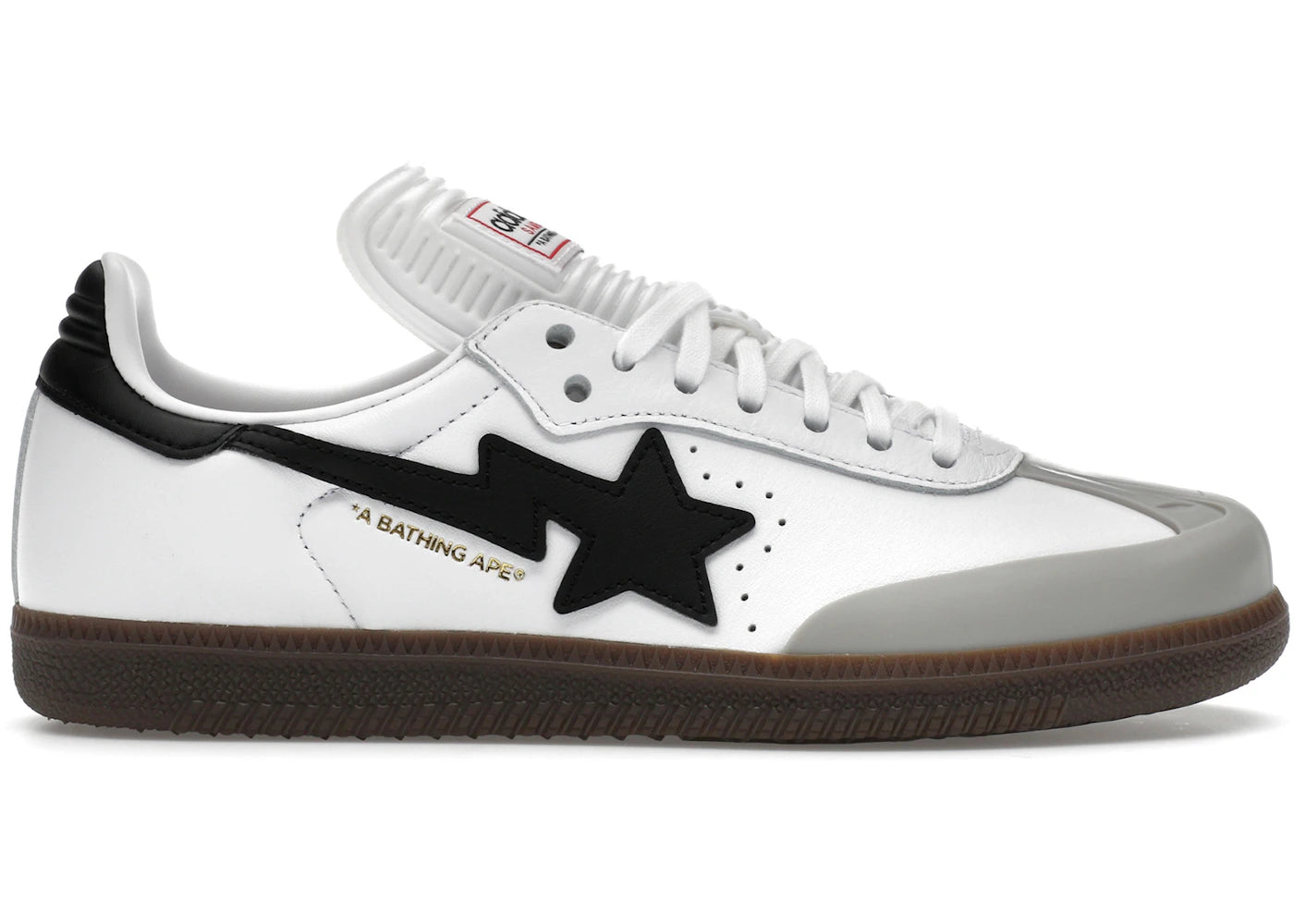 adidas Samba-Bape White Black Gum