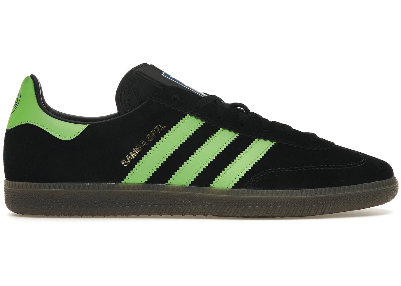 adidas Samba Deco SPZL-Black Lucid Lime