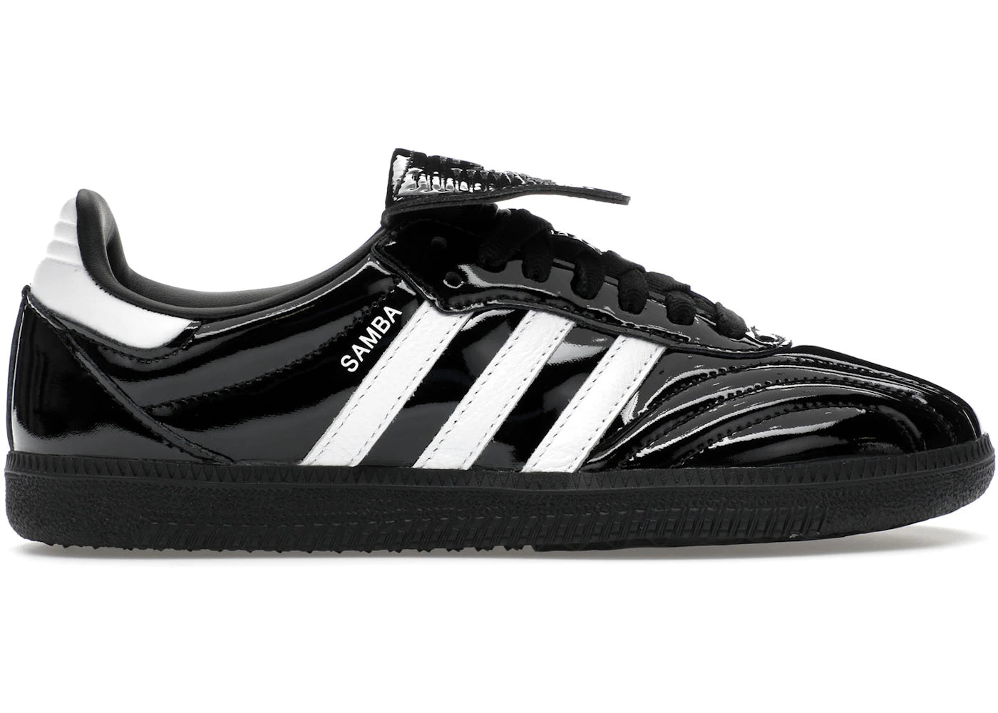 adidas Samba LT-Core Cuir verni noir (Femme)