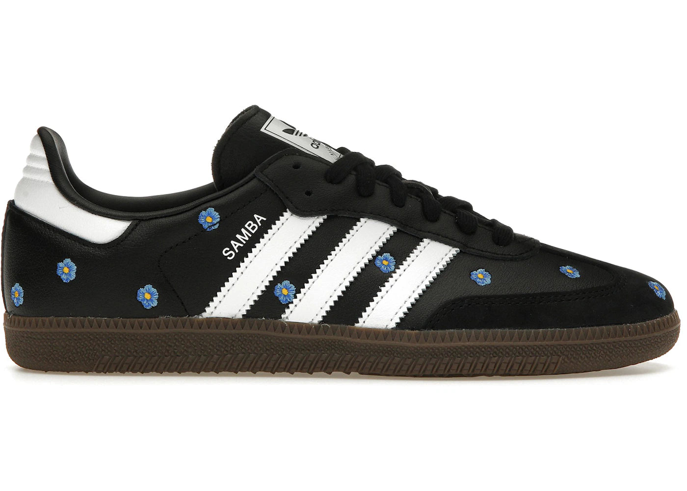 adidas Samba-Light Blue Floral Core Black (Women's)