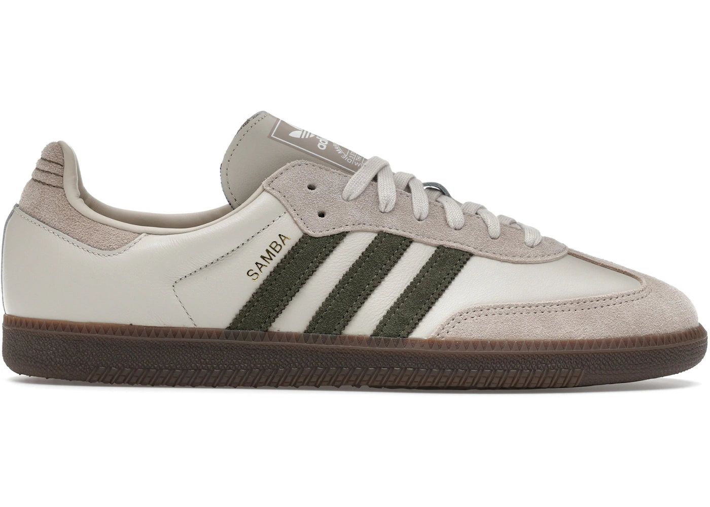 adidas Samba OG Aluminum Dark Khaki