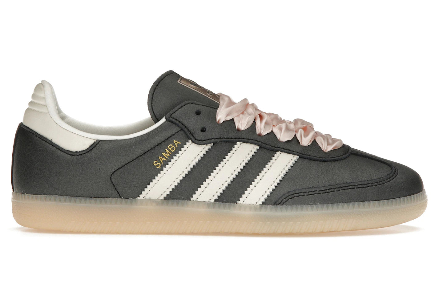 adidas Samba OG-Black Pink Ribbon Laces (Women's)