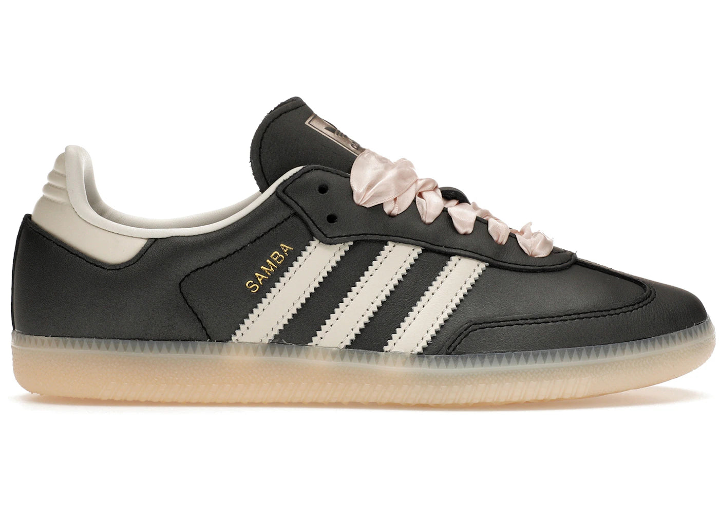 adidas Samba OG-Black Pink Ribbon Laces (Women's)