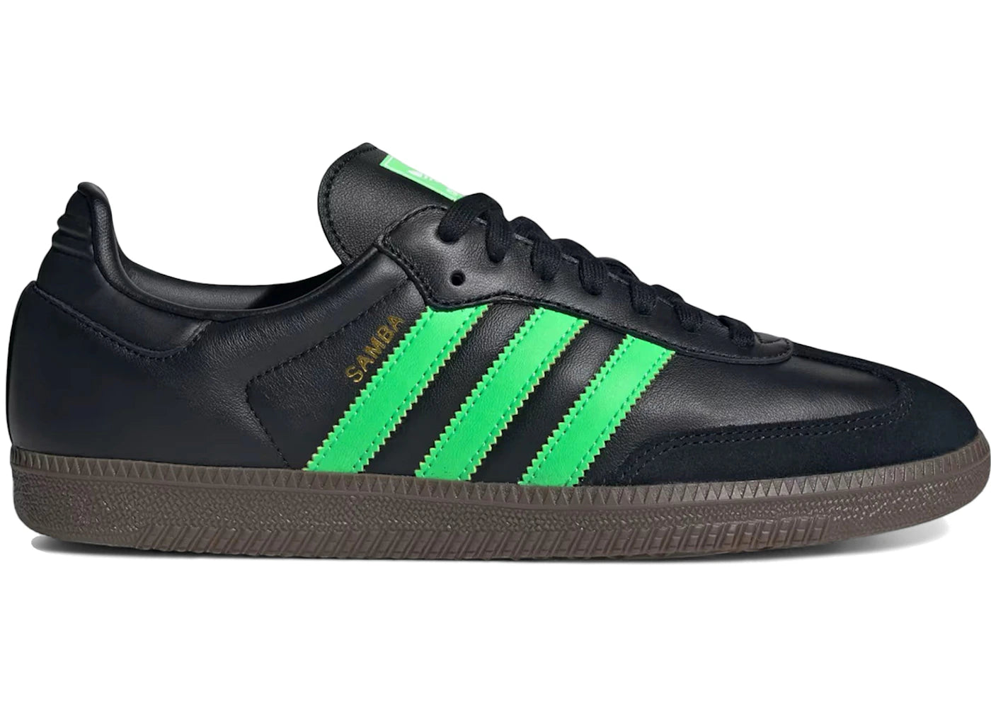 adidas Samba OG-Black Screaming Green